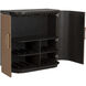 Dresden Cognac / Smoke Grey Bar Cabinet
